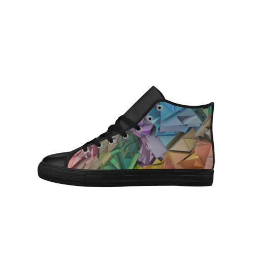 Colorful 3D Geometric Low Poly Blocks