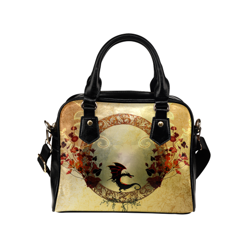 Cute little dragon Shoulder Handbag (Model 1634)