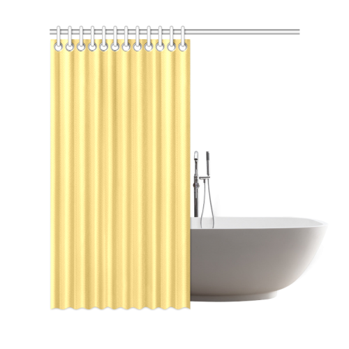 Lemon Drop Color Accent Shower Curtain 69"x72"