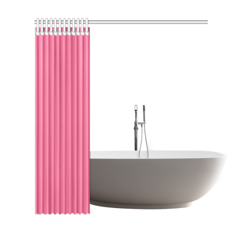 Hot Pink Color Accent Shower Curtain 69"x72"