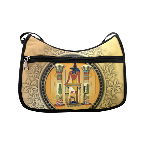 Anubis, golden design Crossbody Bags (Model 1616)