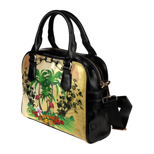 Tropical design Shoulder Handbag (Model 1634)