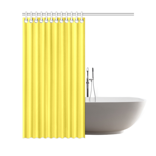 Buttercup Color Accent Shower Curtain 69"x72"