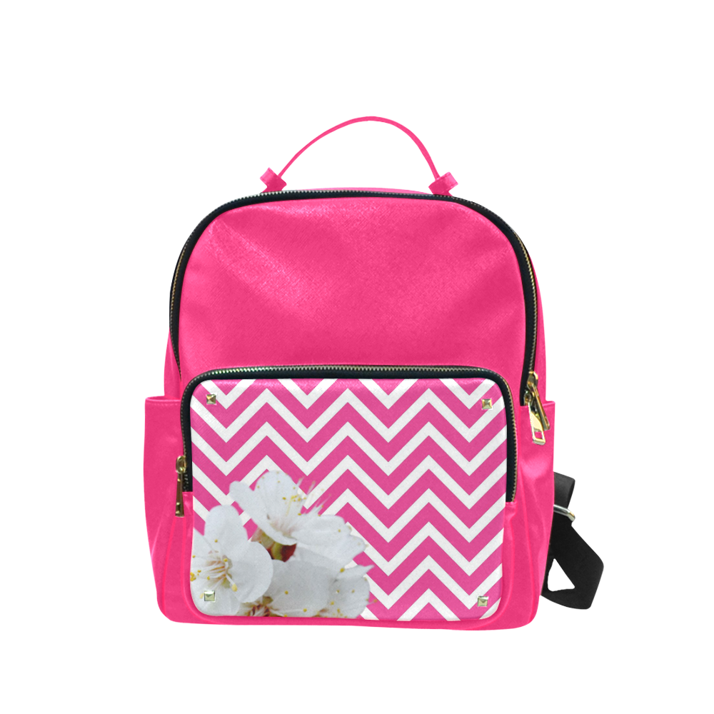 pink campus backpack