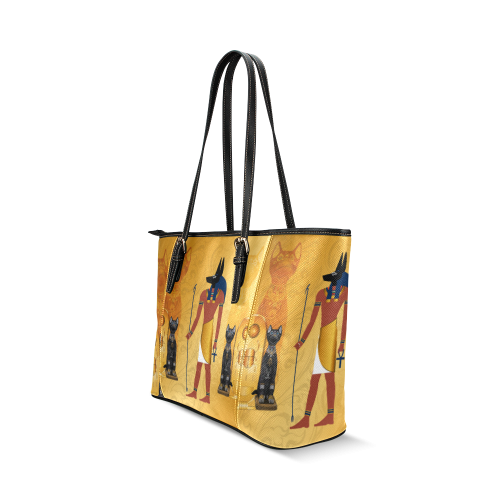 Anubis Leather Tote Bag/Large (Model 1640)