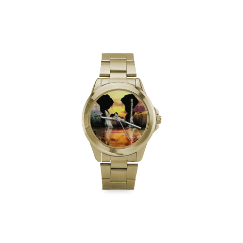 Flamingo Custom Gilt Watch(Model 101)