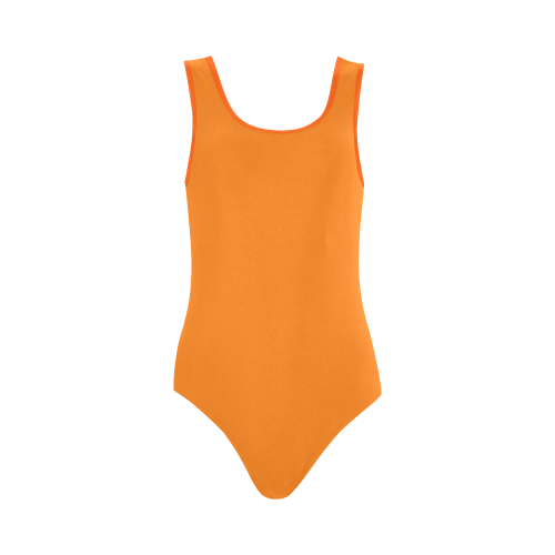 Orange Vest One Piece Swimsuit (Model S04)