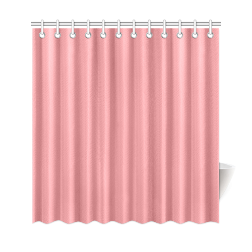 Strawberry Ice Color Accent Shower Curtain 69"x72"