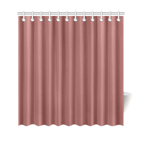 Marsala Color Accent Shower Curtain 69"x72"