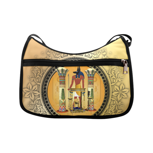 Anubis, golden design Crossbody Bags (Model 1616)