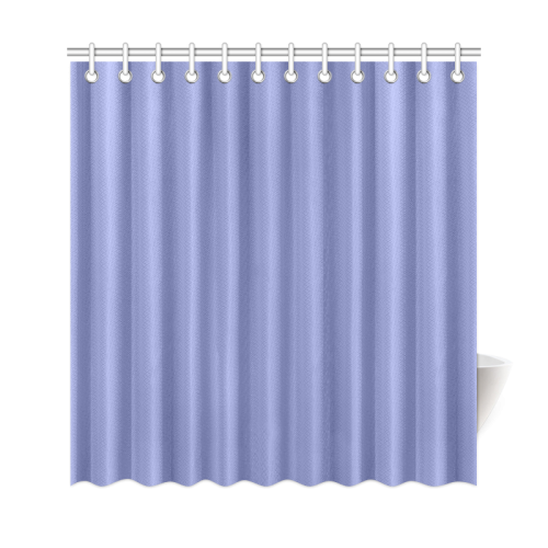 Deep Periwinkle Color Accent Shower Curtain 69"x72"