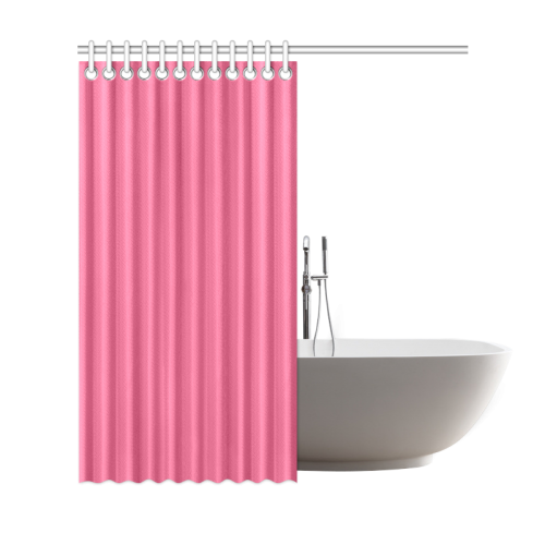 Hot Pink Color Accent Shower Curtain 69"x72"