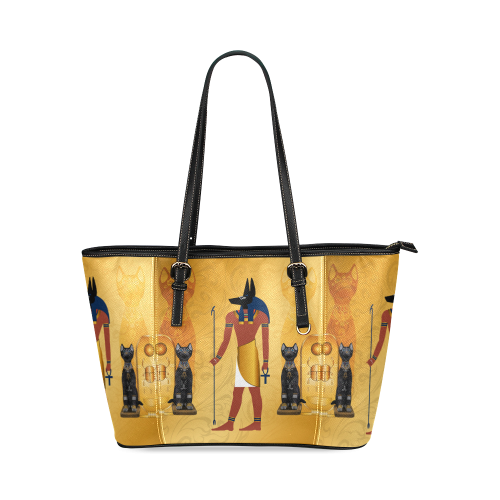 Anubis Leather Tote Bag/Large (Model 1640)