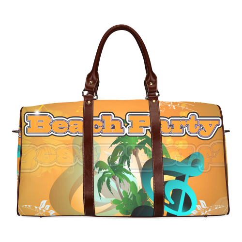 Beach paty Waterproof Travel Bag/Small (Model 1639)