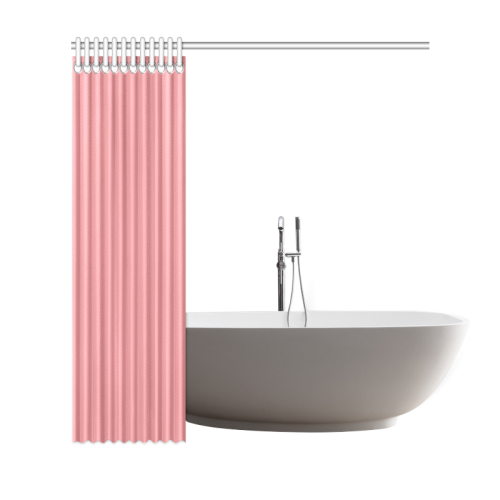 Strawberry Ice Color Accent Shower Curtain 69"x72"