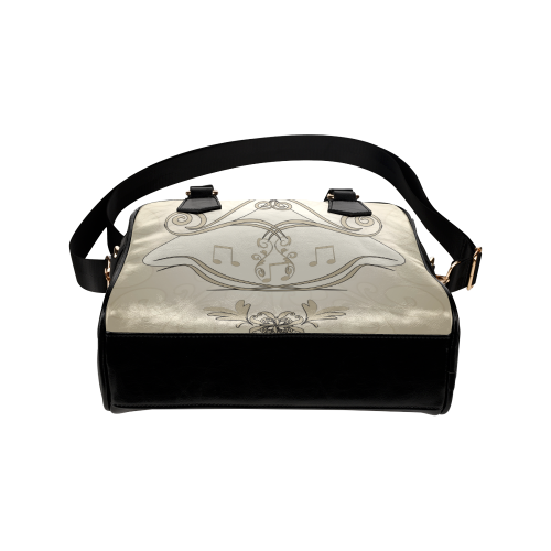 Music, clef Shoulder Handbag (Model 1634)