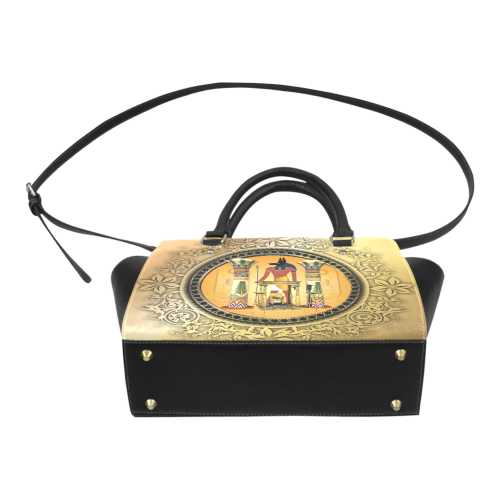 Anubis, golden design Classic Shoulder Handbag (Model 1653)
