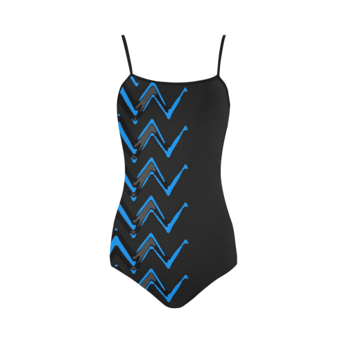 black and blue abstract