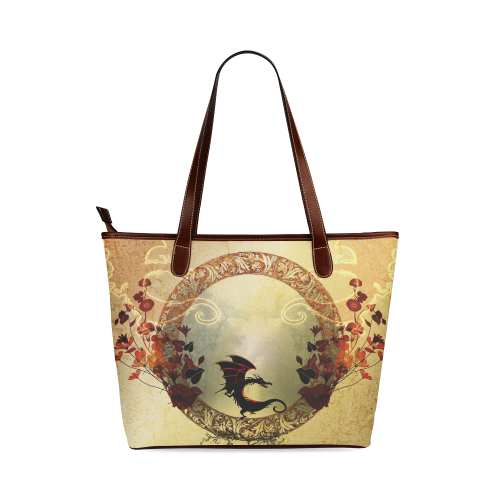 Cute little dragon Shoulder Tote Bag (Model 1646)