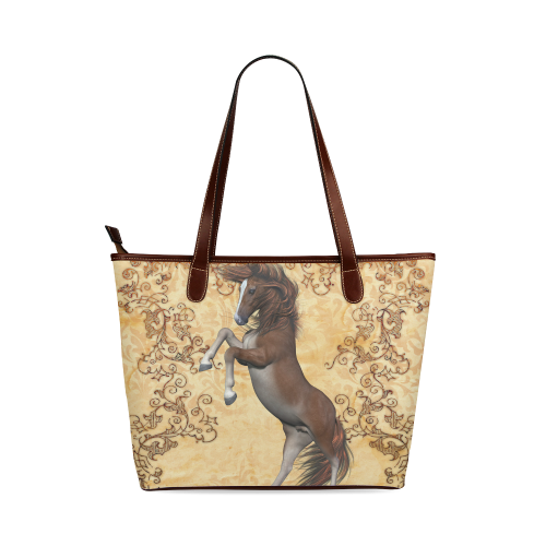 Wonderful horse Shoulder Tote Bag (Model 1646)