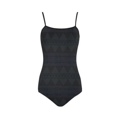 Triangles and Arrows Strap Swimsuit ( Model S05)