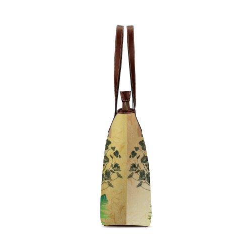 Tropical design Shoulder Tote Bag (Model 1646)