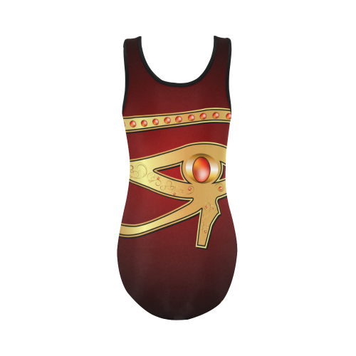 All seeing eye Vest One Piece Swimsuit (Model S04)