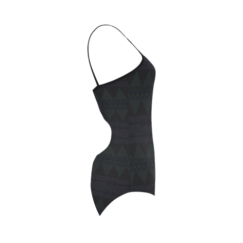 Triangles and Arrows Strap Swimsuit ( Model S05)