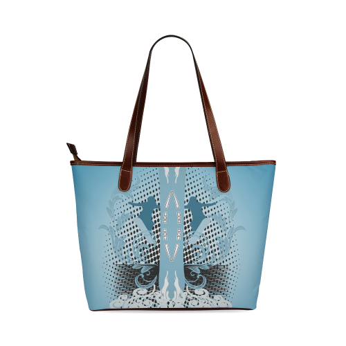 Snowboarding Shoulder Tote Bag (Model 1646)