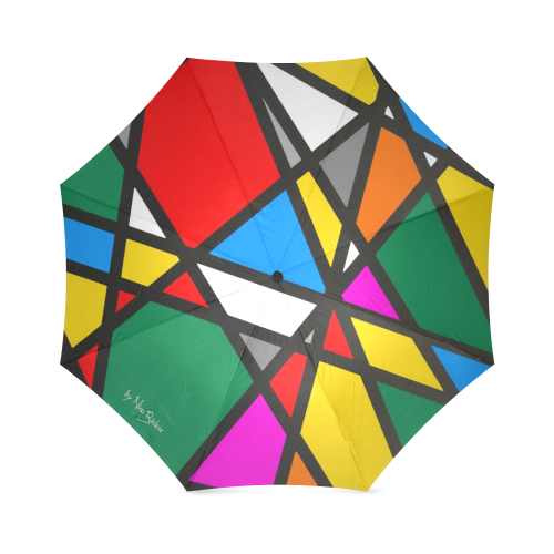 Pattern Mirror by Nico Bielow Foldable Umbrella (Model U01)