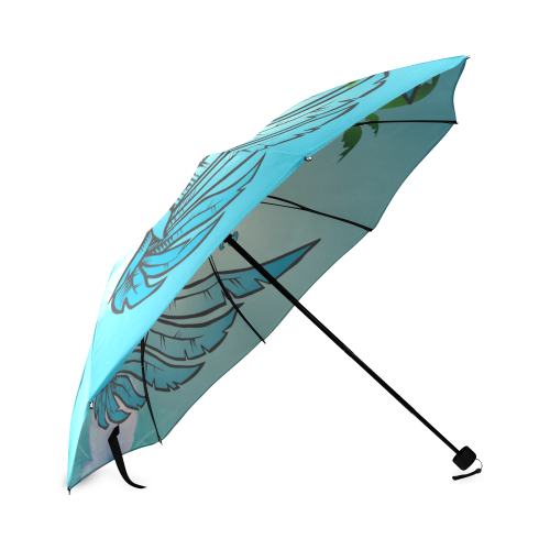 Summer, cute parrot Foldable Umbrella (Model U01)