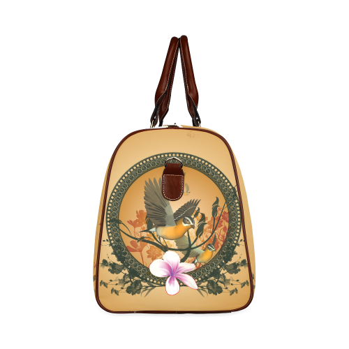 Birds Waterproof Travel Bag/Small (Model 1639)