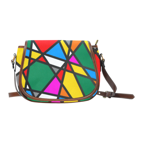 Pattern Mirror by Nico Bielow Saddle Bag/Small (Model 1649) Full Customization