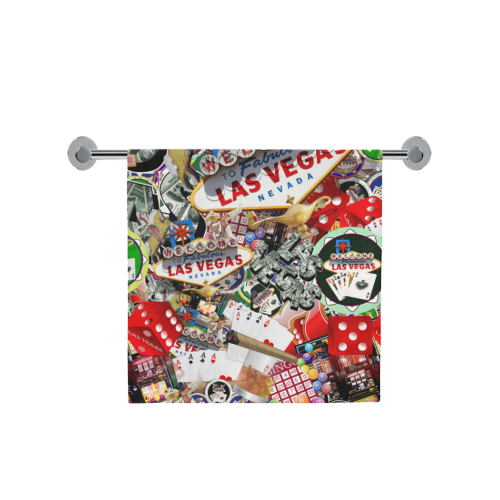 Las Vegas Icons - Gamblers Deight Bath Towel 30"x56"