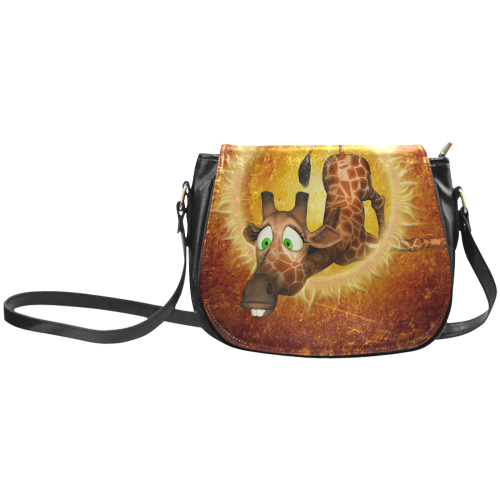 Cute giraffe Classic Saddle Bag/Small (Model 1648)