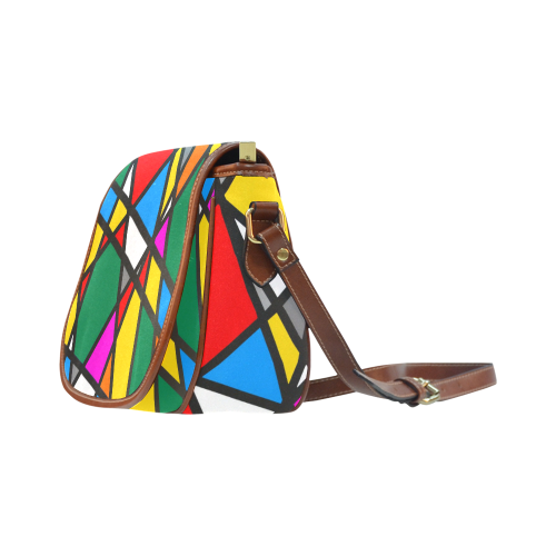 Pattern Mirror by Nico Bielow Saddle Bag/Small (Model 1649) Full Customization