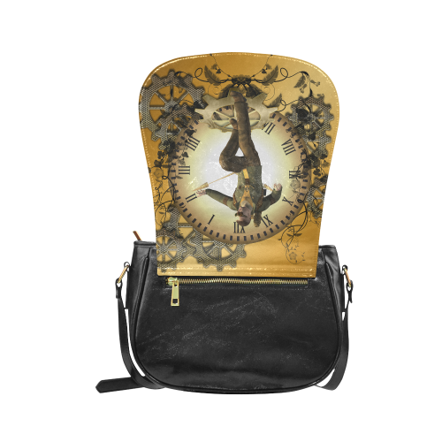 Steampunk Classic Saddle Bag/Large (Model 1648)