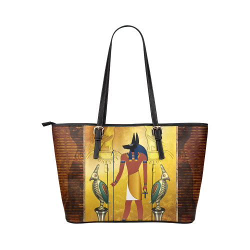 Anubis Leather Tote Bag/Small (Model 1651)
