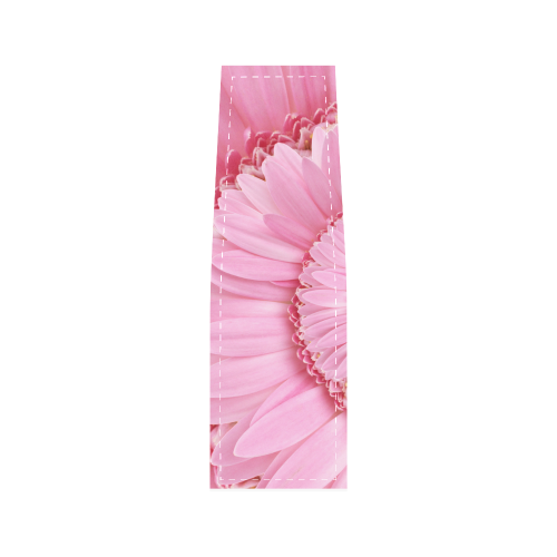 Pink Gerbera Flower Spiral Droste Saddle Bag/Small (Model 1649) Full Customization