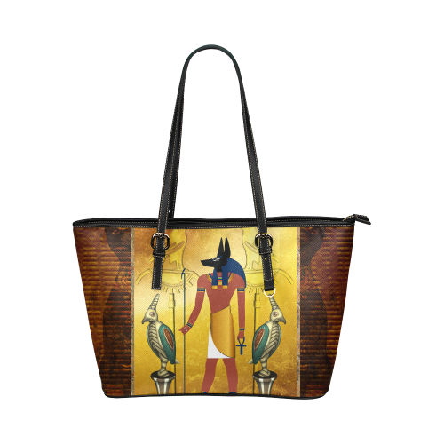 Anubis Leather Tote Bag/Small (Model 1651)