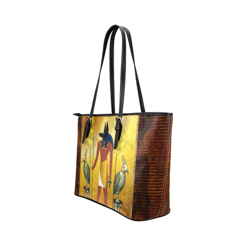 Anubis Leather Tote Bag/Small (Model 1651)