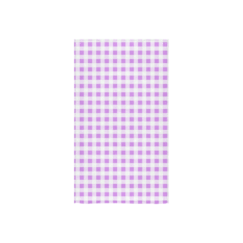 Lavender Gingham Custom Towel 16"x28"