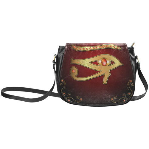 The all seeing eye Classic Saddle Bag/Large (Model 1648)