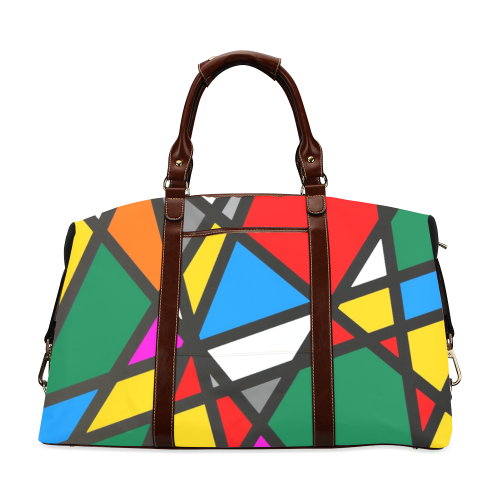 Pattern Mirror by Nico Bielow Classic Travel Bag (Model 1643)