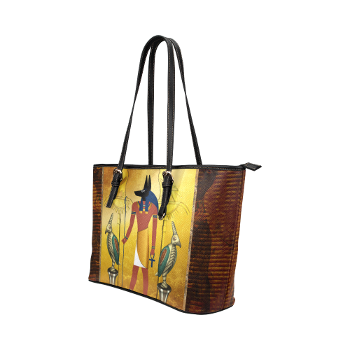 Anubis Leather Tote Bag/Large (Model 1651)