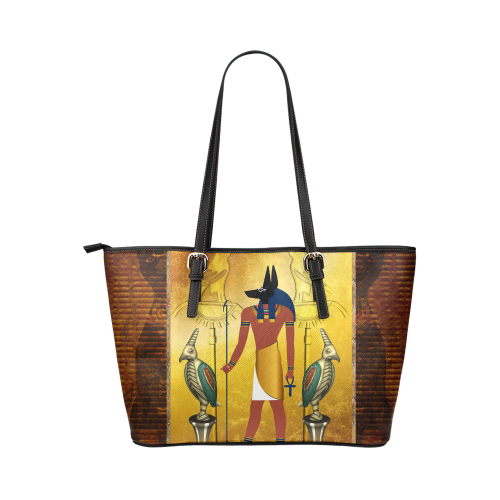 Anubis Leather Tote Bag/Large (Model 1651)