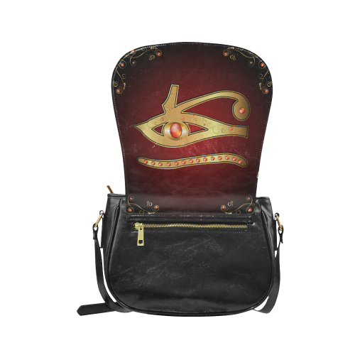 The all seeing eye Classic Saddle Bag/Small (Model 1648)