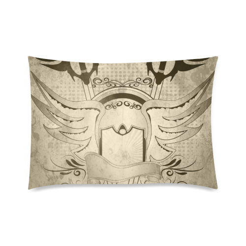 Vintage, swords Custom Zippered Pillow Case 20"x30"(Twin Sides)