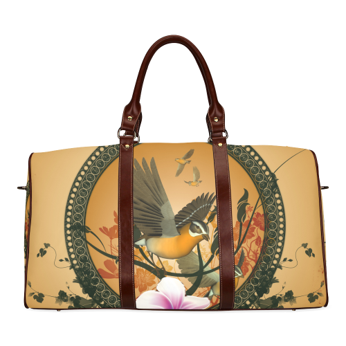 Songbirds Waterproof Travel Bag/Large (Model 1639)