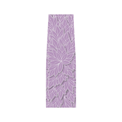 floating leaf pattern violet lilac white Saddle Bag/Small (Model 1649) Full Customization